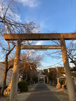 白山神社(木曽川町黒田)の鳥居