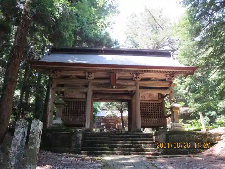 桙衝神社の山門・神門