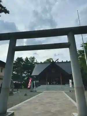 富良野神社の鳥居