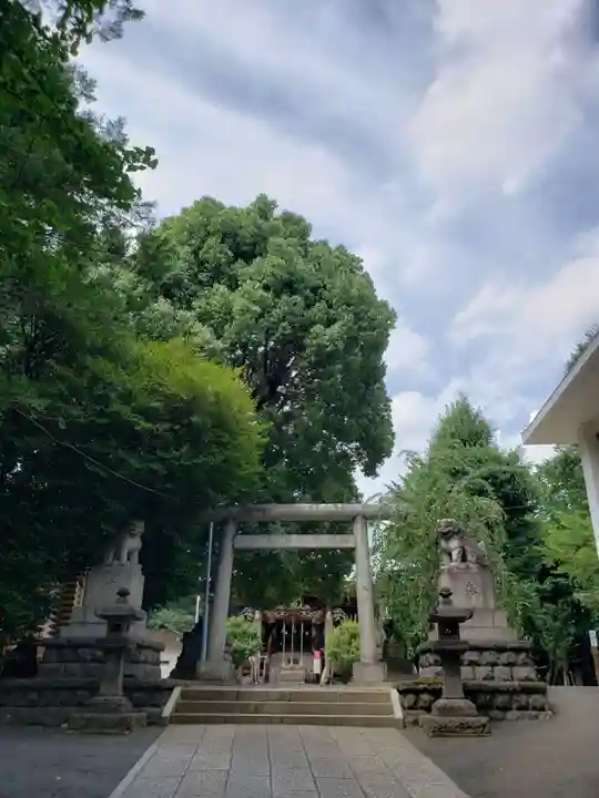 諏訪神社の鳥居