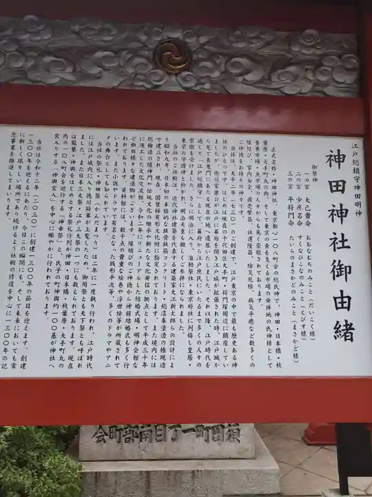 神田神社(神田明神)の歴史