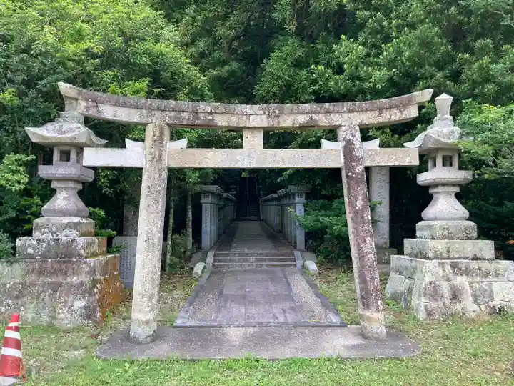 劔之宮王子神社の鳥居