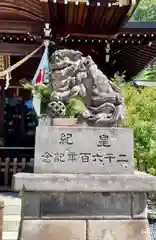 行田八幡神社の狛犬