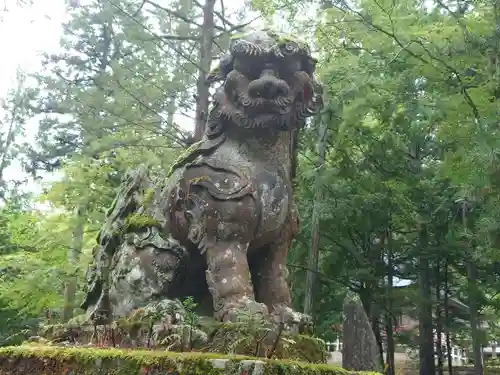 有明山神社の狛犬