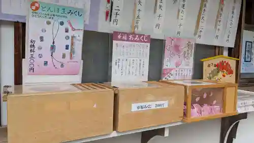 上川神社頓宮のおみくじ