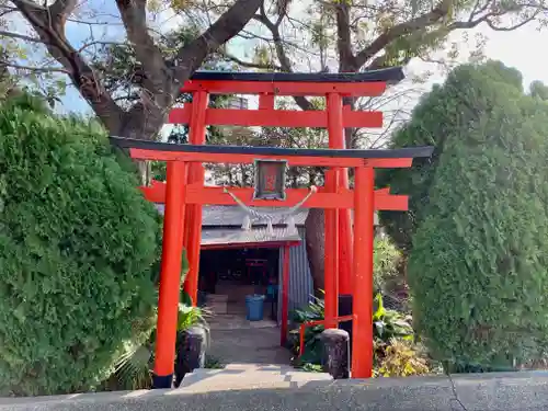 古川大明神の鳥居