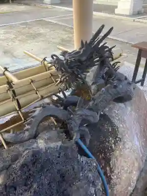 植田八幡宮の手水舎