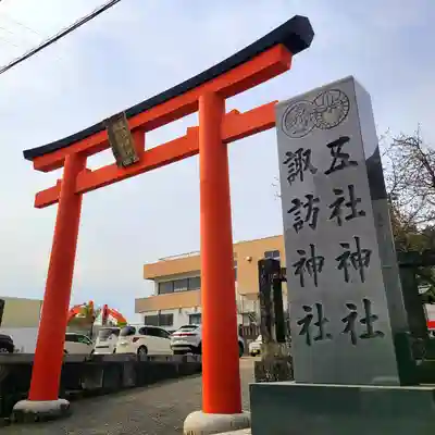 五社神社　諏訪神社(静岡県)