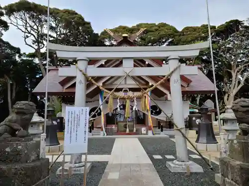 佐波波地祇神社の鳥居