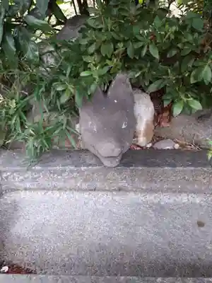 旅立稲荷神社の手水舎