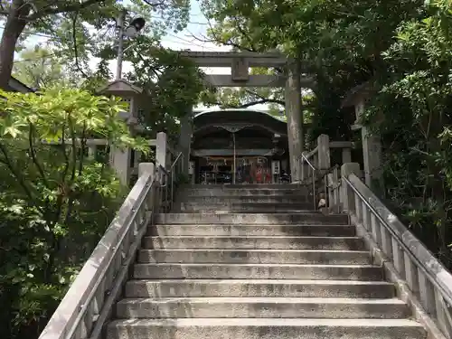 真田山 三光神社の鳥居