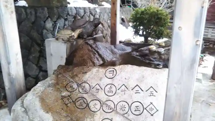 鵜鳥神社の手水舎