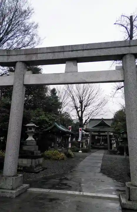 立川熊野神社の鳥居