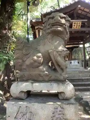 蝮ヶ池八幡宮の狛犬