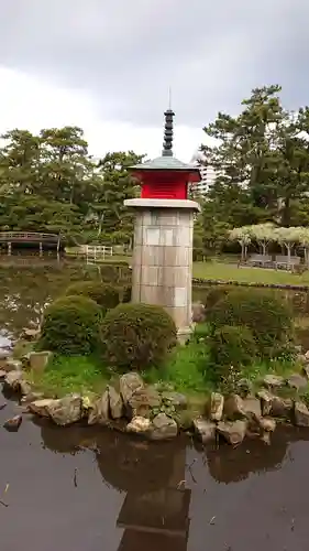 白山神社の庭園