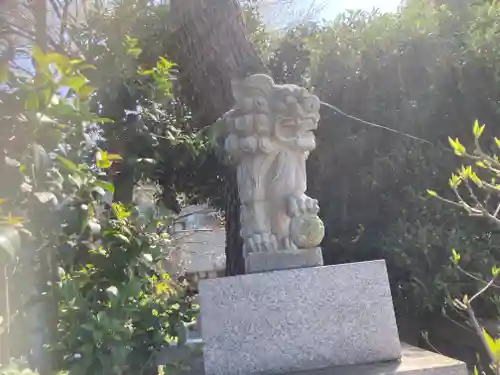 久里浜住吉神社の狛犬