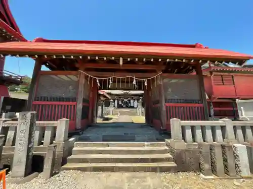 上野国一社八幡八幡宮の山門