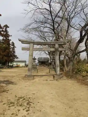 湯殿神社の鳥居