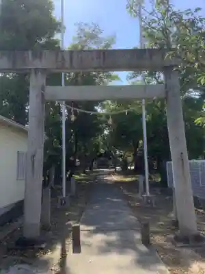 神明社(開明東沼)の鳥居
