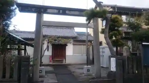 神明神社の鳥居