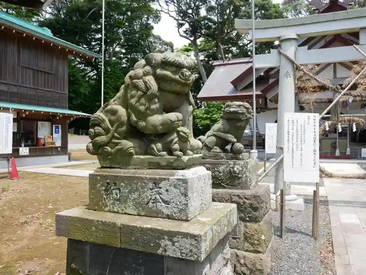 佐波波地祇神社の狛犬