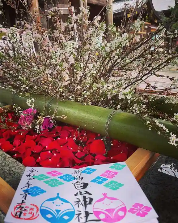 白山神社の手水舎