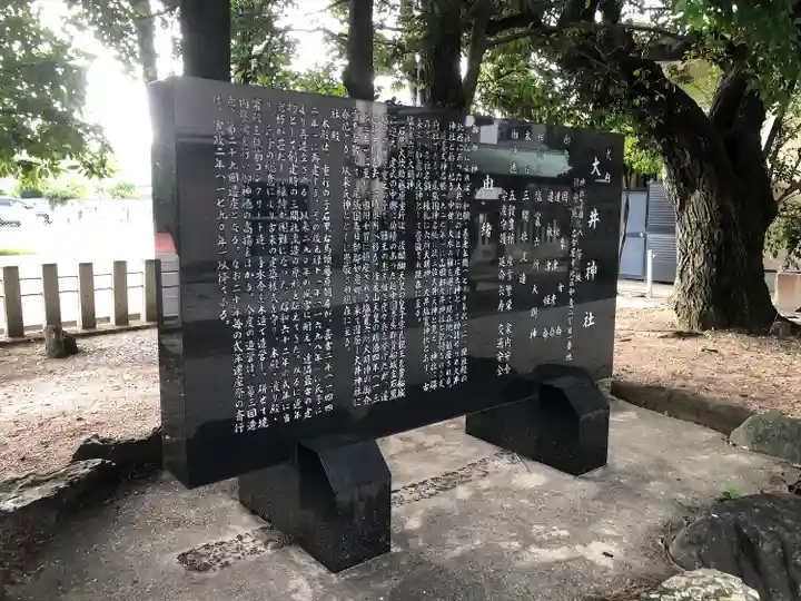 大井神社(如意)の歴史