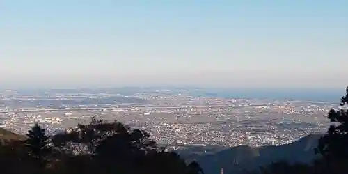 大山阿夫利神社の景色