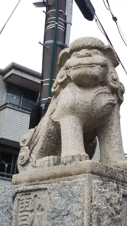 稲毛浅間神社の狛犬