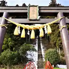 坪沼八幡神社の鳥居