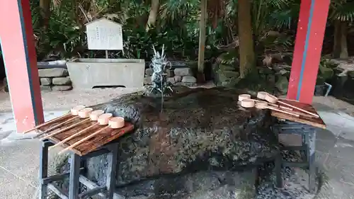 青島神社（青島神宮）の手水