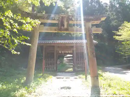 上一宮大粟神社の鳥居