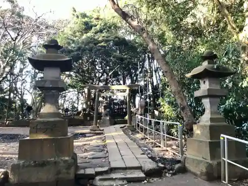 安房口神社の鳥居