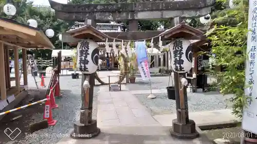 川越熊野神社の鳥居