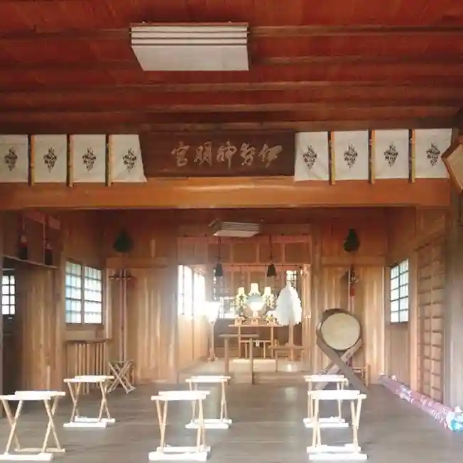 伊勢神明社の本殿・本堂