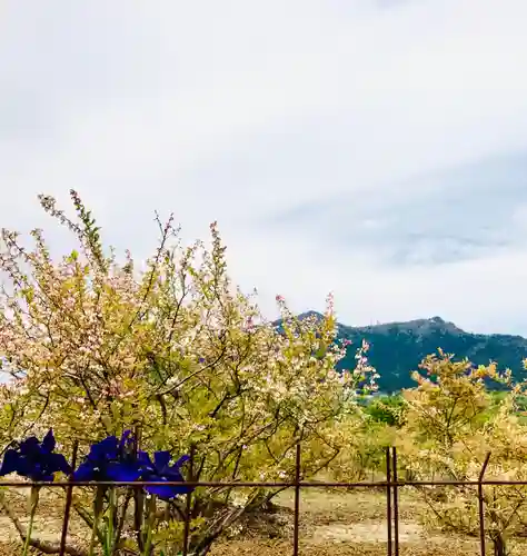 蚕影神社の景色