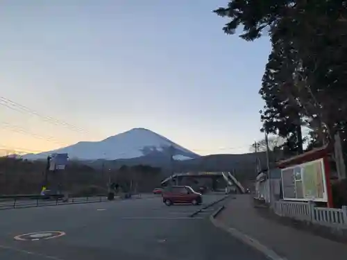 富士山東口本宮 冨士浅間神社の景色