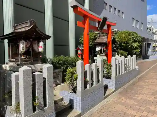 石宮稲荷大明神・松永龍王大神の鳥居