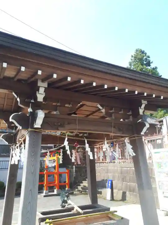 武蔵第六天神社の手水舎