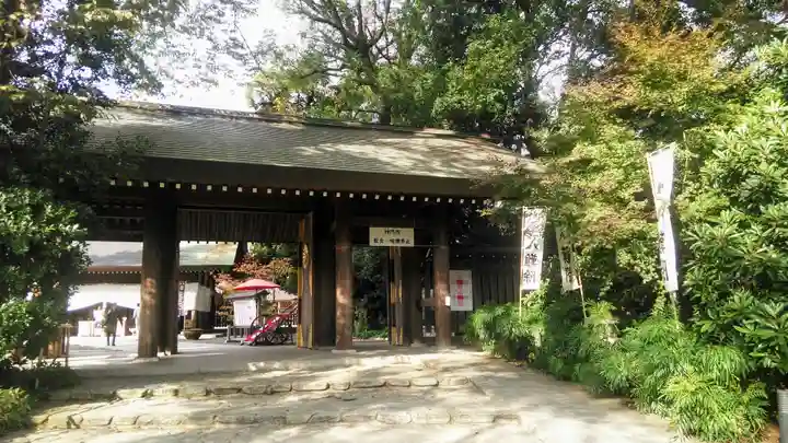 阿佐ヶ谷神明宮の山門・神門