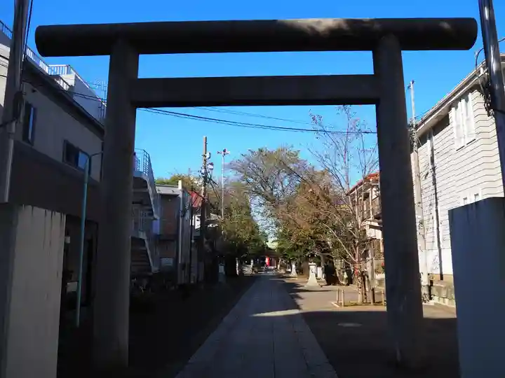 池袋氷川神社の鳥居