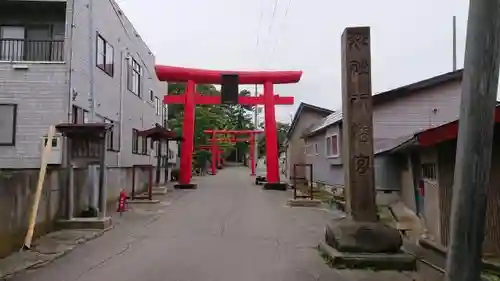 金木八幡宮の鳥居