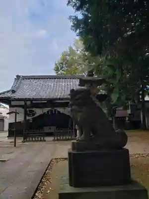 中村八幡神社の狛犬