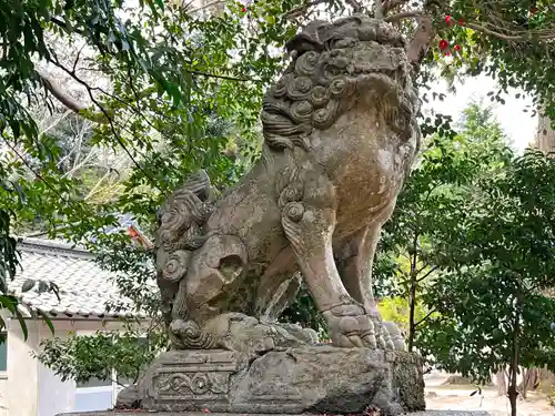 奥石神社の狛犬