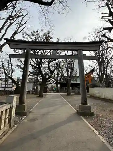 旗岡八幡神社の鳥居