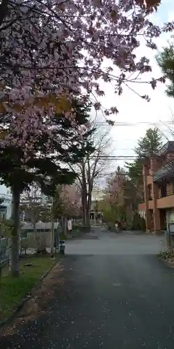 上川神社頓宮の庭園