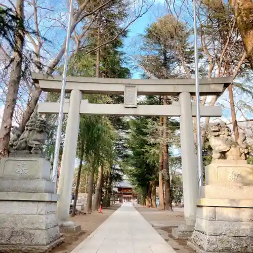 諏訪神社の鳥居