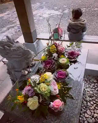 滑川神社 - 仕事と子どもの守り神の手水舎