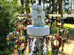 守りの神　藤基神社の像