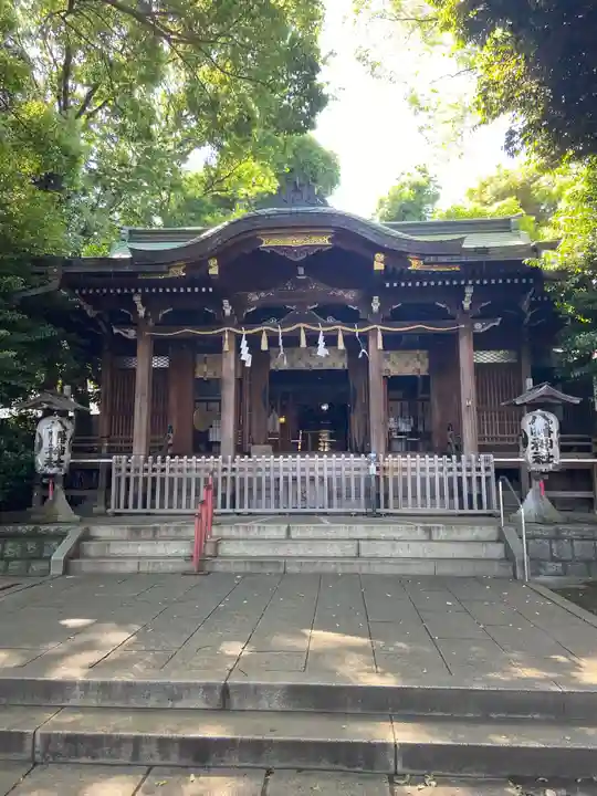 中目黒八幡神社の本殿・本堂